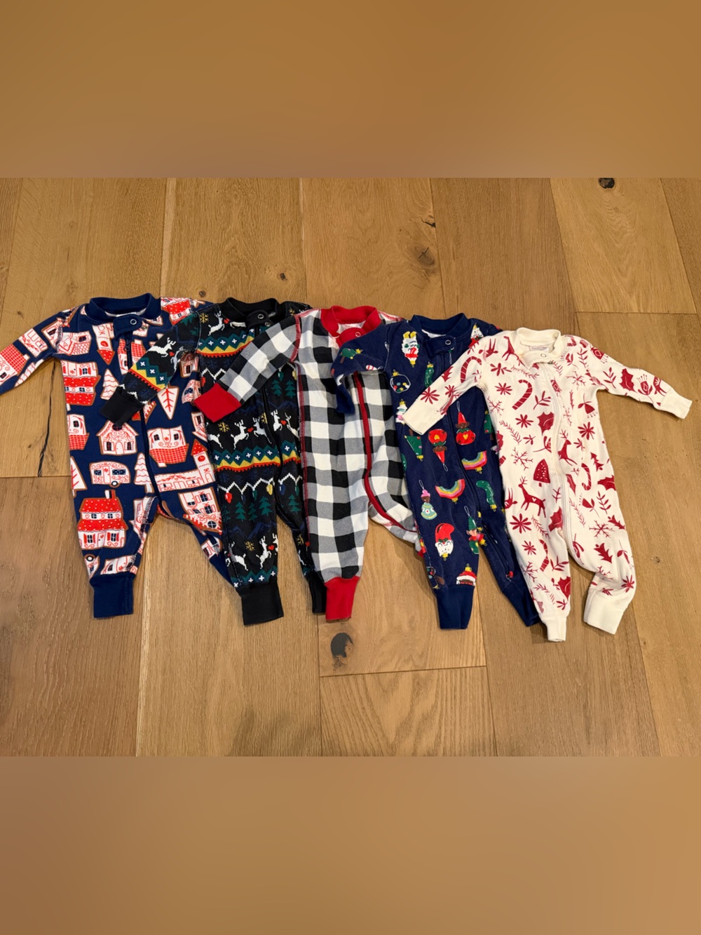 Hanna Andersson Christmas Baby Pajama Lot